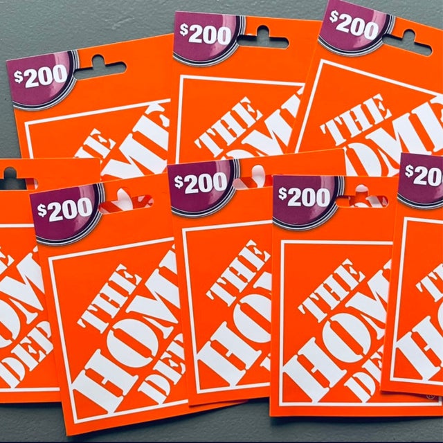 1600 Home Depot Gift Cards